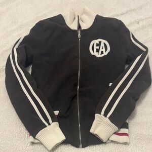 Emporio Armani Women’s Black and White Jacket